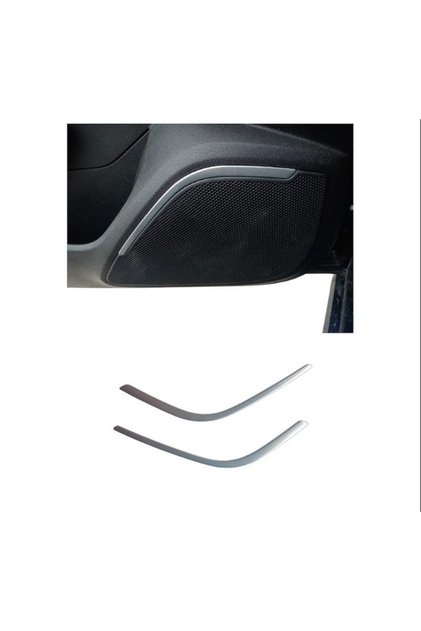 Megane 4 Krom Hoparlör Çıtası 2 Prç Paslanmaz Çelik