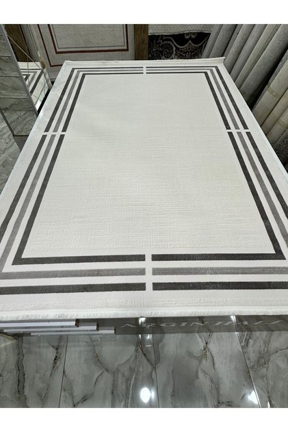 Bambu Halı Antrasit Beyaz ARGIN HALI