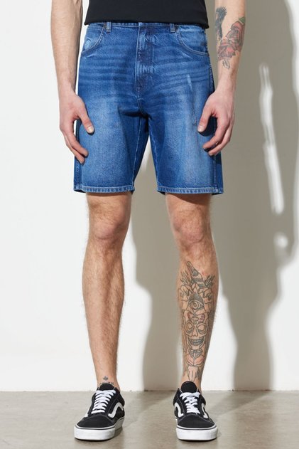 Regular Fit Normal Kesim %100 Pamuk Normal Bel Jean Kot Şort