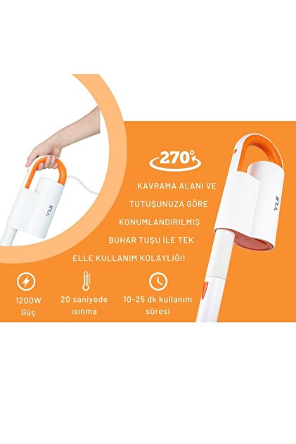 yui Yui Nv602 Çok Fonksiyonlu Buharlı Temizlik Makinesi - Buharlı