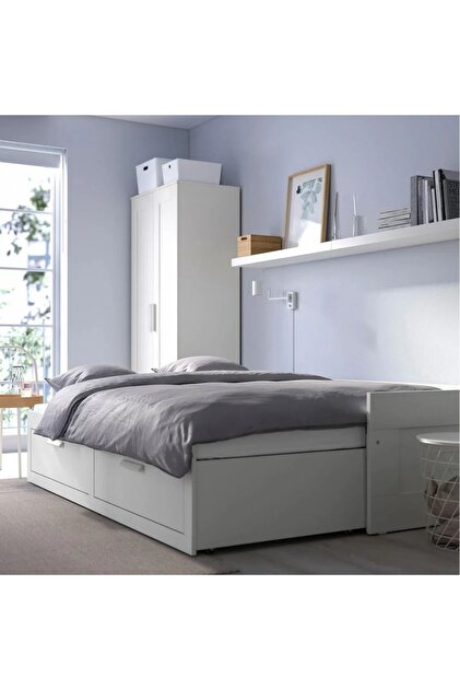 IKEA NEMOSTORE IKEA MODERN BRIMNES divan, beyaz,ve saklama alanı
