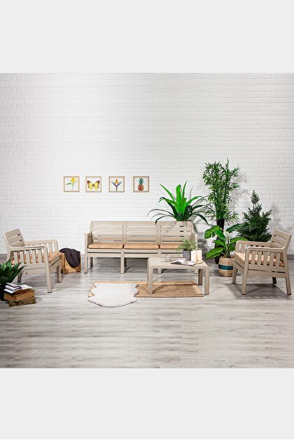 Modalife Lara Home 3+1+1 S Bahçe Takımı - Cappucino - Fiyatı