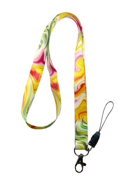 Oil Paint Neck Lanyard and Phone Strap