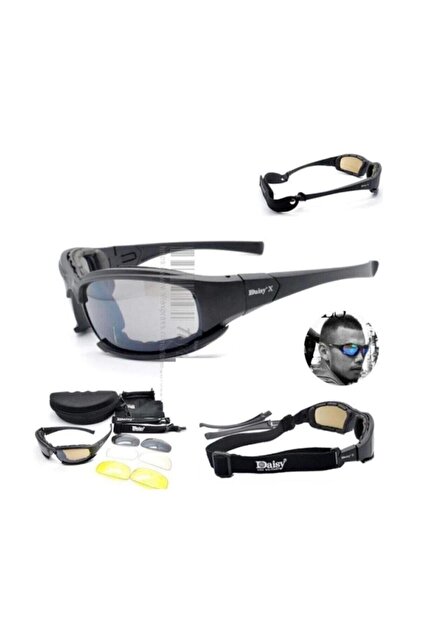 ※Daisy Schulzz Daisy X7 Uv 400 Polarize Değişebilir 4 Farklı Lensli