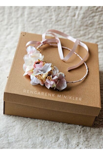 Powder Flower Tied Mother, Pregnant Maternity Crown