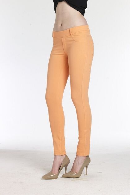 Women's Cotton Slim Fit Neon Jean Tights - 4685