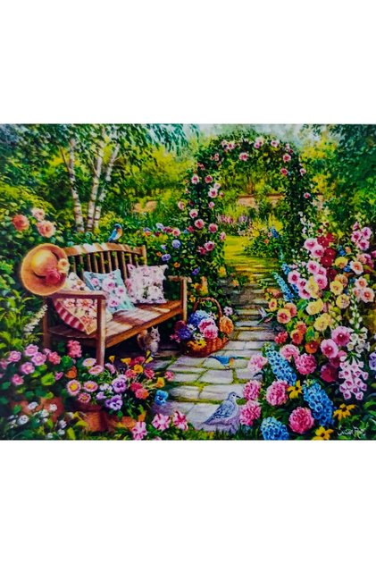 5D Stoned Mosaic - Diamond Picture Scarce 50x40 All Round Beaded Tapestry