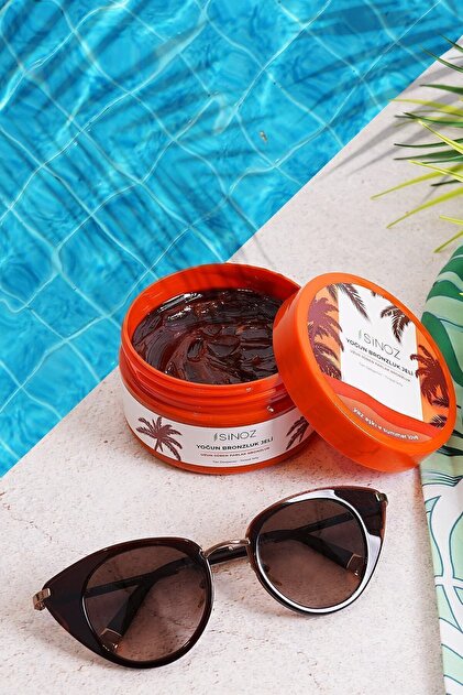 しずこ出品｜フェイスカラー Sinoz Yoğun Bronzlaştırıcı Jel 200 ml Hindistan Cevizi Kakao Havuç
