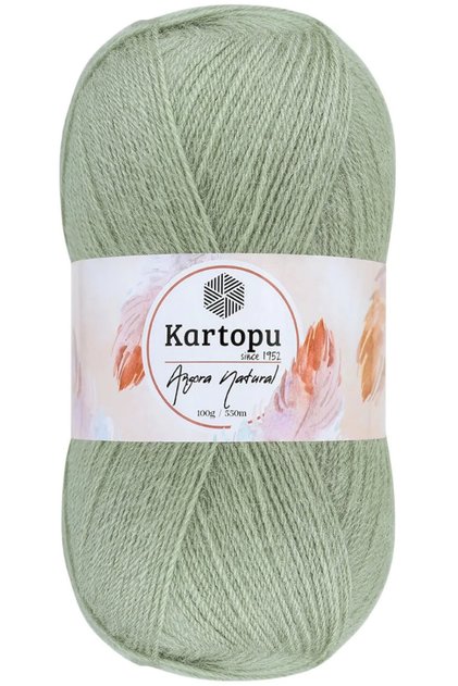 Angora Natural Çağla Yeşili K426 Ince Yeleklik Yünlü Ip 100gr
