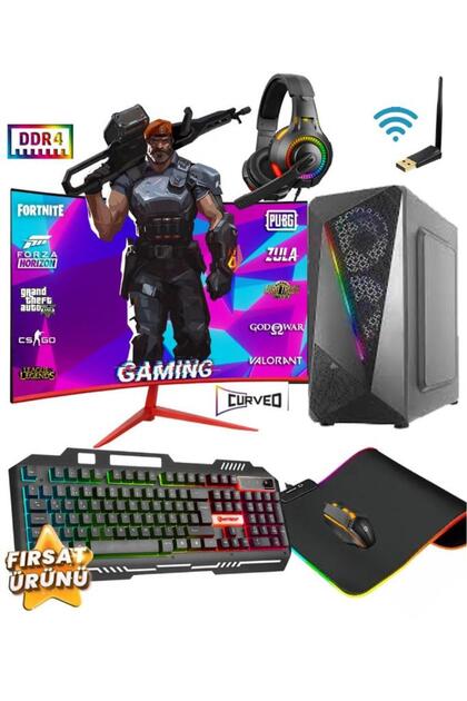 RAMTECH BİLGİSAYAR RYZEN 5 5600 RX 580 8GB 512GB M2 16GB RAM 23.6