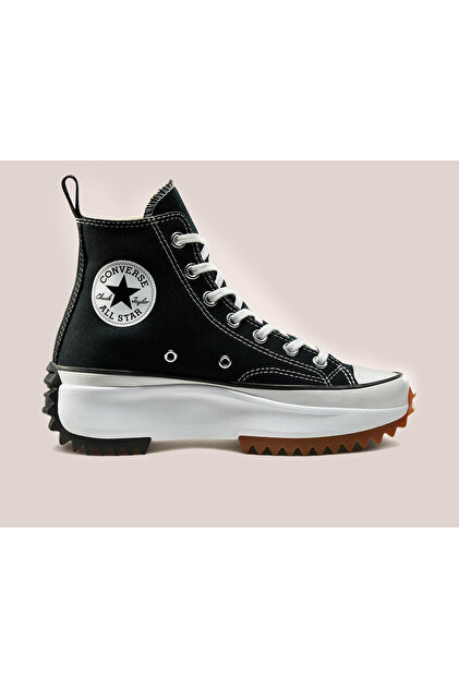 Converse Run Star Hike Recycled Polyester Platform 166800C Siyah
