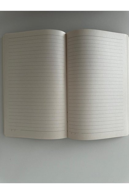 A5 Terzi Dikişli Çizgisiz Defter / Scrapbook / Dekoratif Deri Deftrt Journal Defter