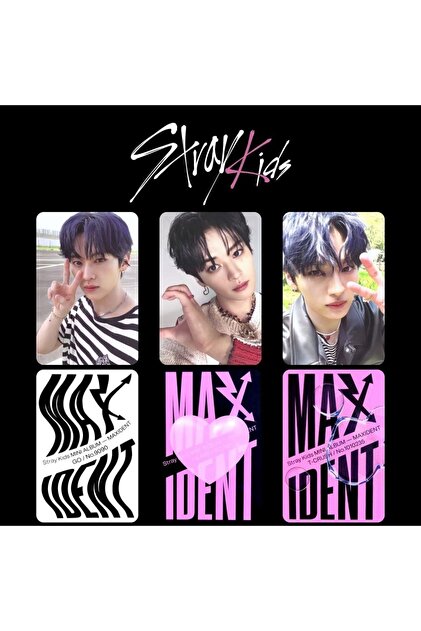 Kpop Dünyasi Stray Kıds Lee Know '' Maxident '' Albüm Kart Seti
