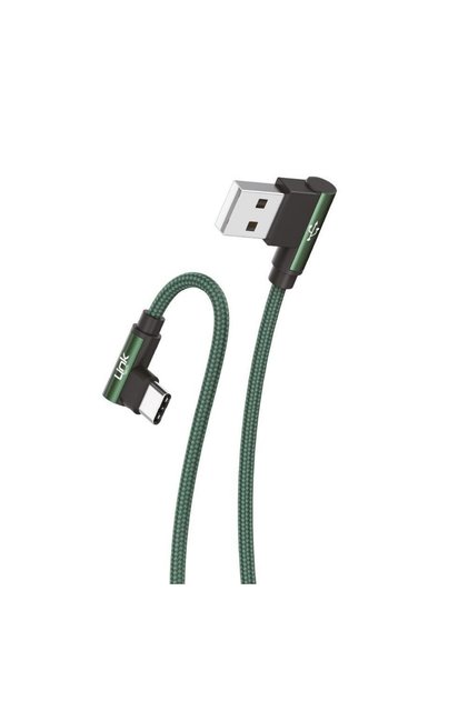 K594 Safe Type-c Usb 90 Derece Yan Girişli Gamer Oyuncu Şarj Kablosu