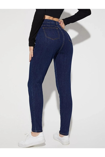 Sylvester Children's Dark Blue Skinny Jeans, Lycra Jeans