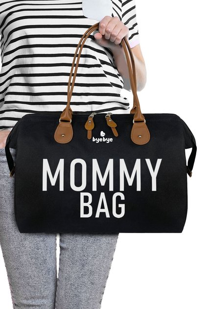Mommy Bag Anne Bebek Bakım ve Kadın Çantası-Siyah