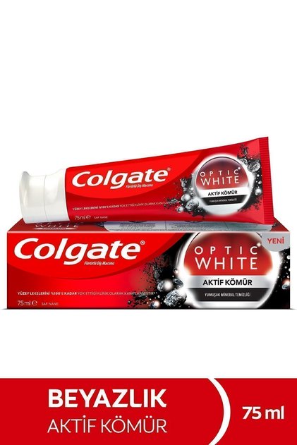 Optic White Charcoal Whitening Toothpaste 75ml