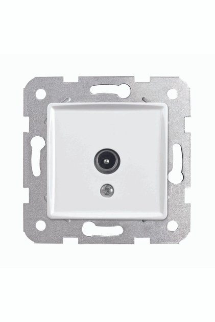 Linnera Rollina - White Tv End Socket, Framed