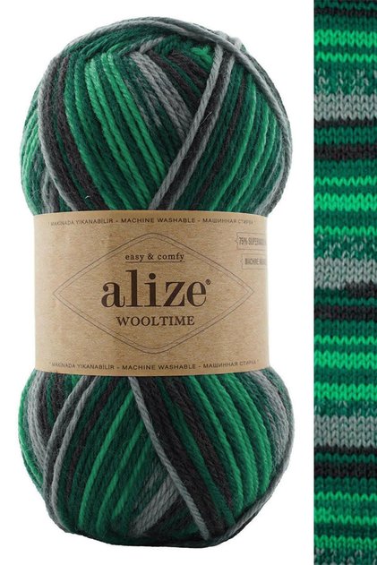 Wool Time %75 Yünlü El Örgü İpi 11012