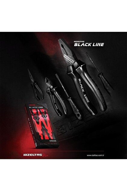 Genel Markalar 13000005133 Black Line Pense Tornavida Seti 5 Parça