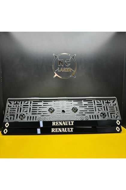 RENAULT Uyumlu Logolu Takmatik Plakalık