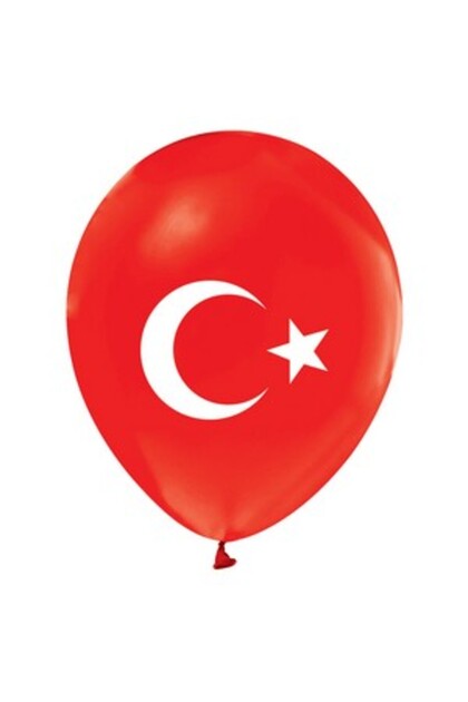 Best Moon Star Turkish Flag Balloon 10 Pieces