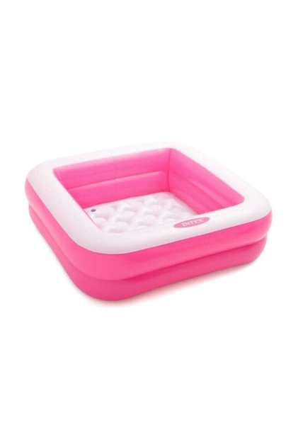 Mini Kare Havuz Pembe 85x85x23 cm