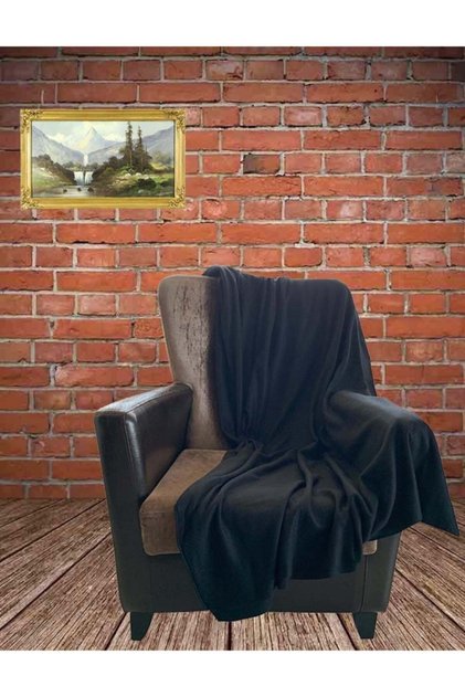 Tv Battaniyesi - Traslanmis Kalın Polar Tv Battaniyesi 130*190 Cm