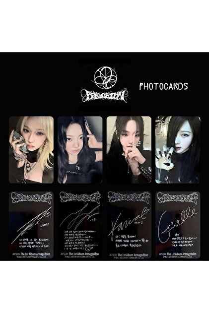 Kpop Dünyasi AESPA '' Armageddon '' POSTER Ver. Photocards Set