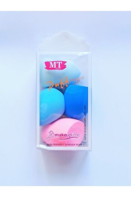 Time Mt 4-Piece Makeup Sponge