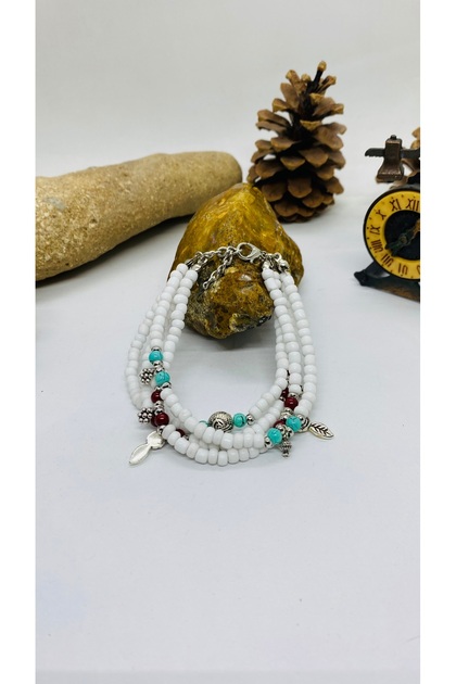 Handmade Design Afghan Bead Women's Bracelet