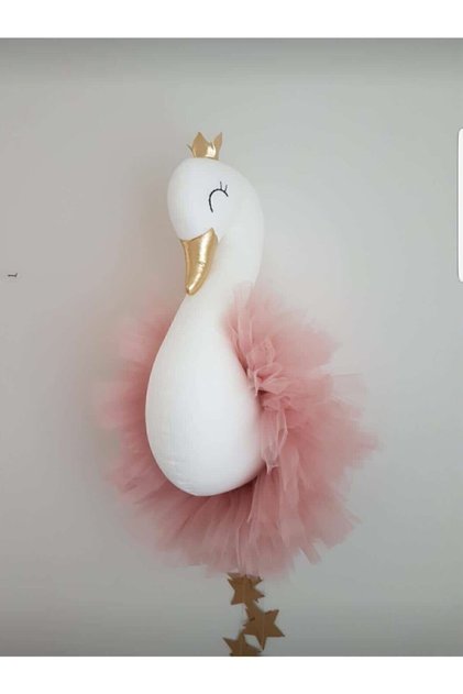 Kuğu Büst Gold Gülkurusu 50cm