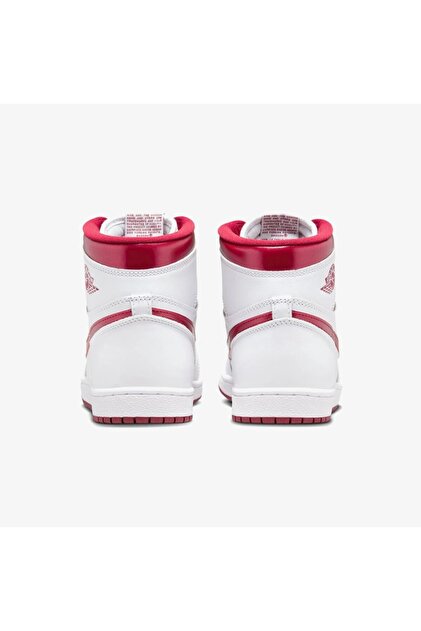 Nike Jordan Air Jordan 1 High 85 Metallic Burgundy Leather Sneaker