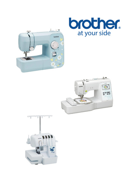 Dikiş Nakış ve Overlock Makinesi 3'lü Set (JK17B - M330 - 2504D)