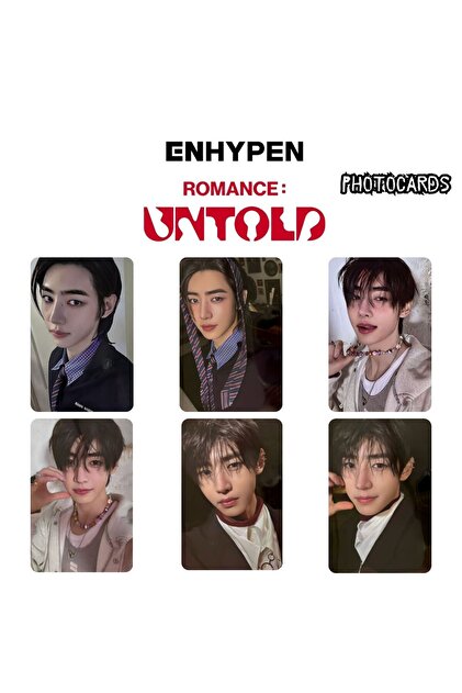Kpop Dünyasi ENHYPEN Jay '' ROMANCE : Untold '' Photocards Set
