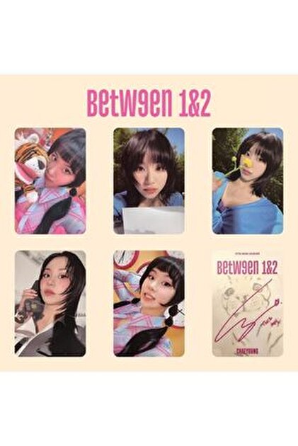 Kpop Dünyasi Twıce Momo '' Between 1&2 '' Imzalı Albüm Kart Seti
