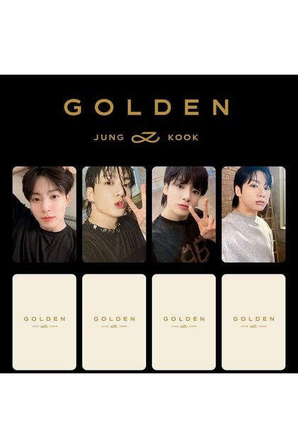 Kpop Dünyasi BTS Jungkook '' GOLDEN '' Albüm PC Set - Fiyatı