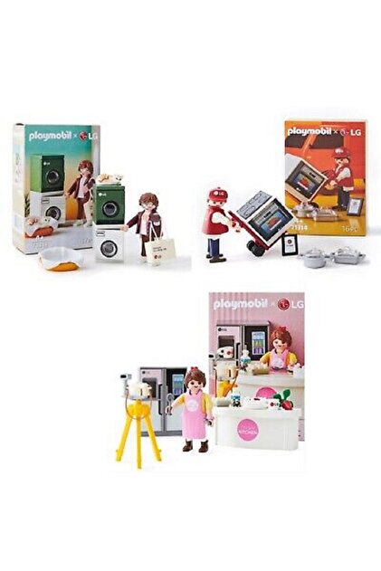 Playmobil LG İşbirliği Kore Özel 71313 JJ 71314 Henry 71315 Nora
