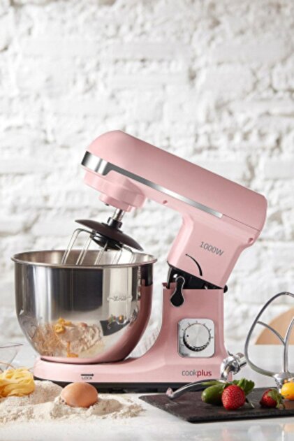Cookplus Quick Chef 1001 Stand Mikser Pink Mutfak Şefi 1000W 5 Lt