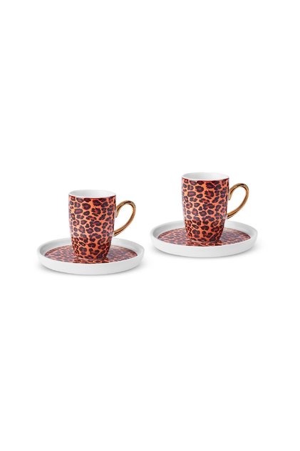 Leopar 2 Kişilik Kahve Fincanı 100 ml