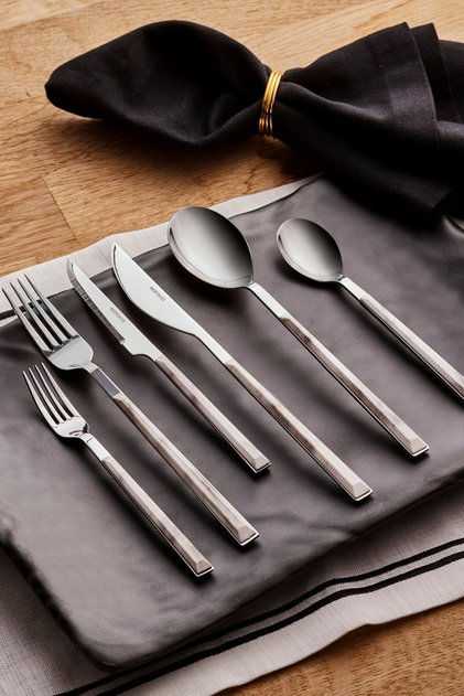 Leda 36 Piece Cutlery Set for 6 Persons White