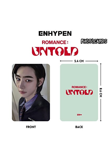 Kpop Dünyasi ENHYPEN Sunghoon '' ROMANCE : Untold '' Photocards