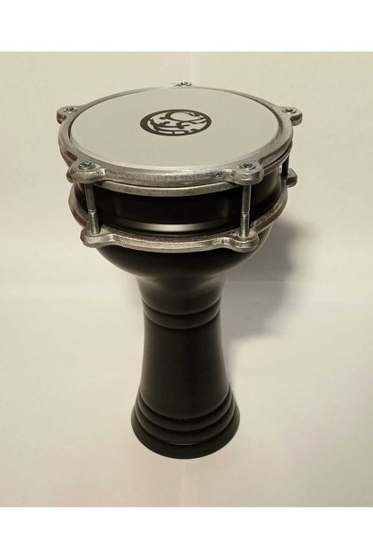 Siyah Darbuka 1 No Alüminyum Klasik Darbuka 1 Numara 15 Inç