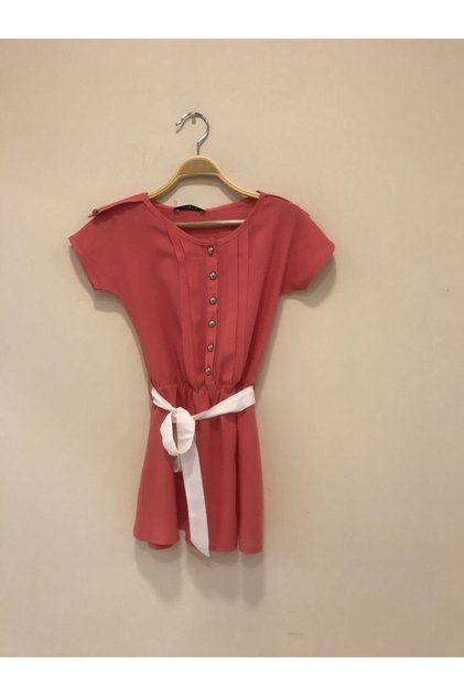 Girl's Light Pomegranate Flower Dress 9246