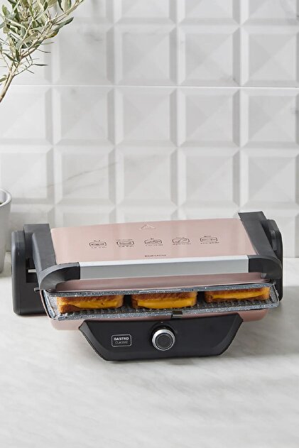 Karaca Gastro Classic Izgara Ve Tost Makinesi Rosegold 2000 W 6