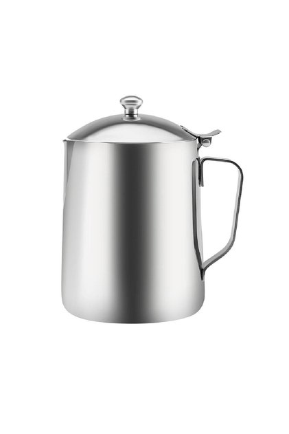 Barista Steel Milk Pot with Lid 1 Lt