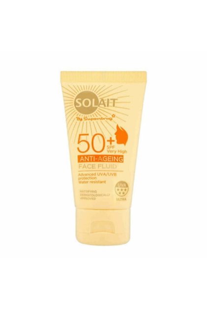 Solaıt Anti-aging Face Fluid Spf50+ 50 Ml beyazlık bırakmaz yüksek koruma