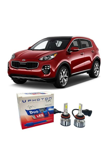 Kia Sportage Led Xenon Kısa Far Ampulü H7 Duo Yeni Seri Beyaz 2009-2016
