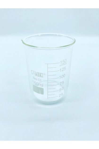 150ml Cam Beher Dereceli Borosilikat 1 Adet