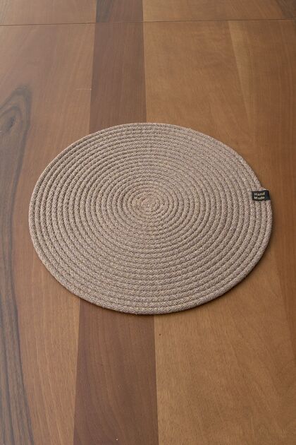 2 Pieces Brown Jute Plate / American Service Lux Presentation Plate